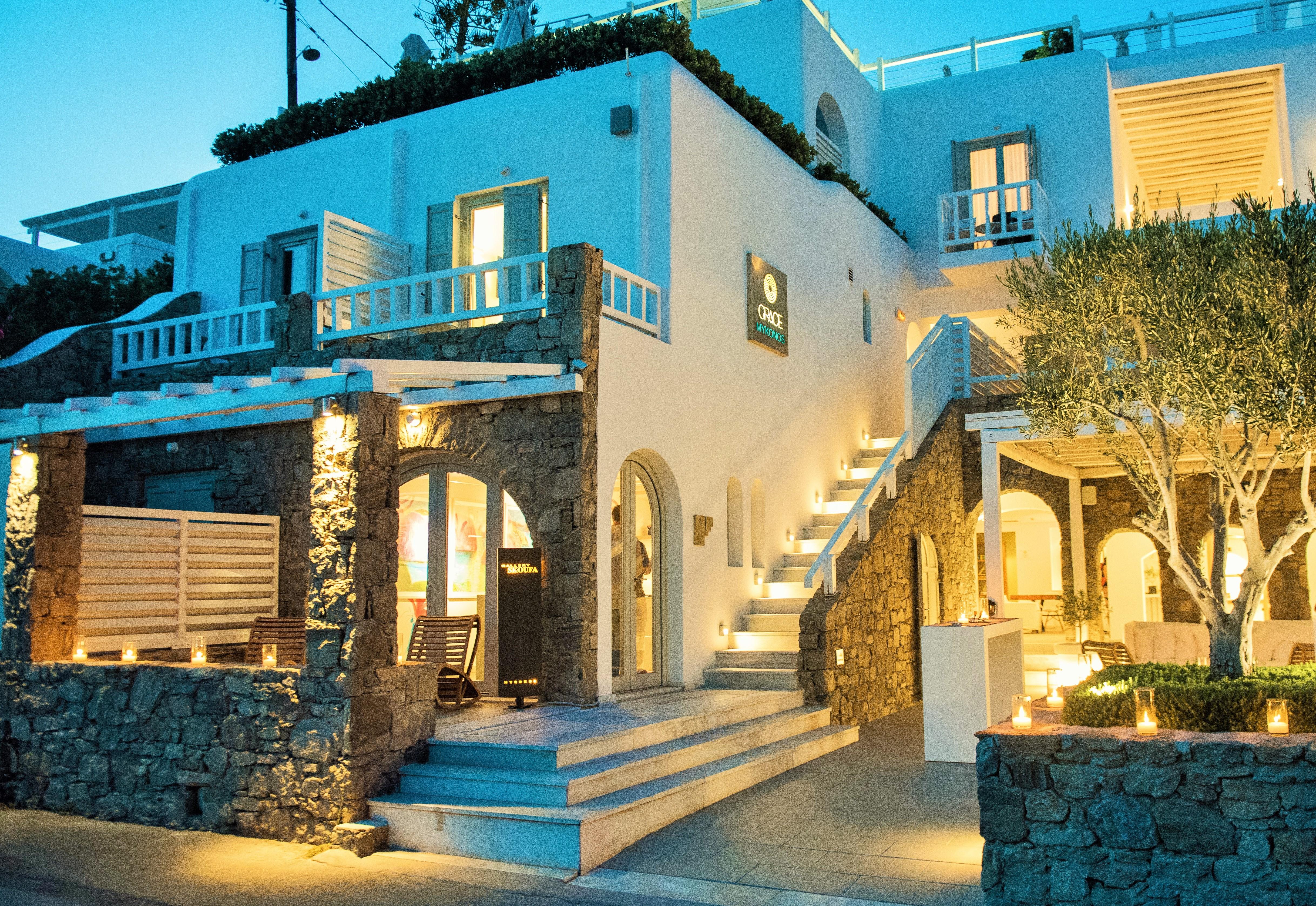 Grace Mykonos Hotell Agios Stefanos  Exteriör bild