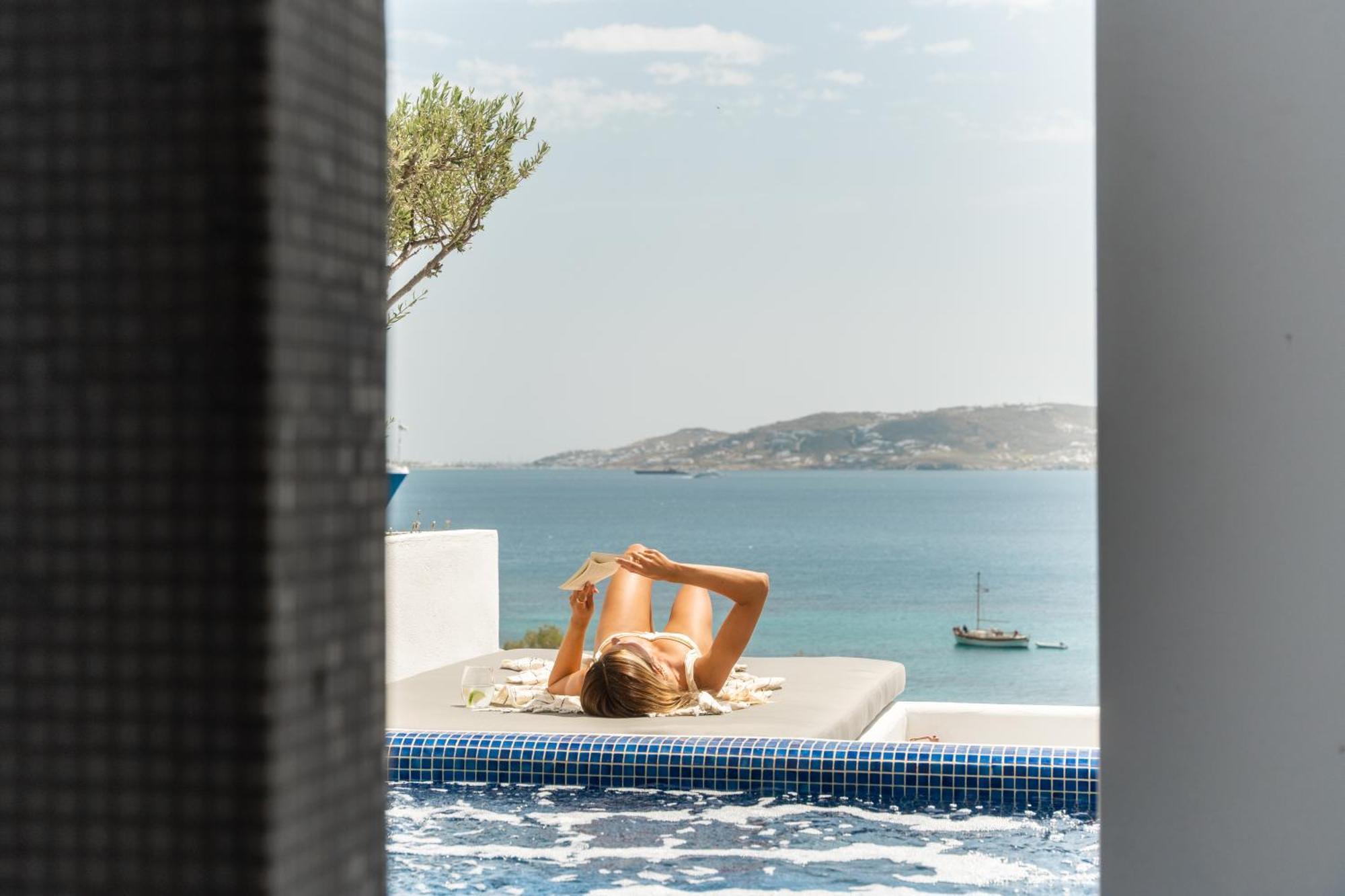 Grace Mykonos Hotell Agios Stefanos  Exteriör bild