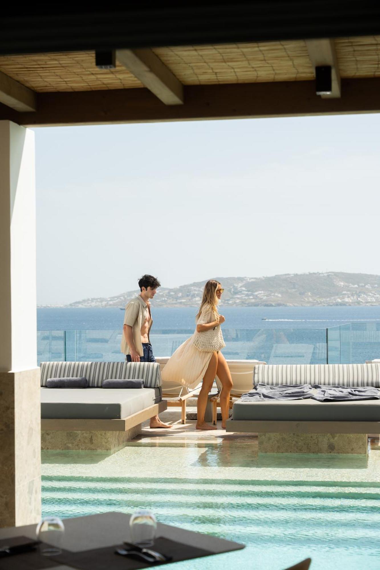 Grace Mykonos Hotell Agios Stefanos  Exteriör bild